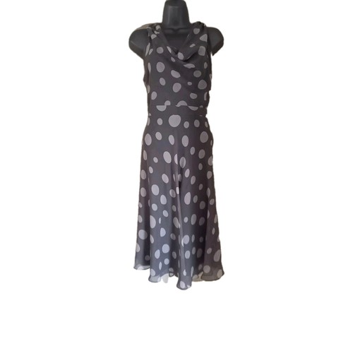DEBUT grau gepunktetes Kleid - Größe 18 - Bild 1 von 6