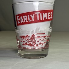 Vintage Red Early Times Kentucky Bourbon Larg...