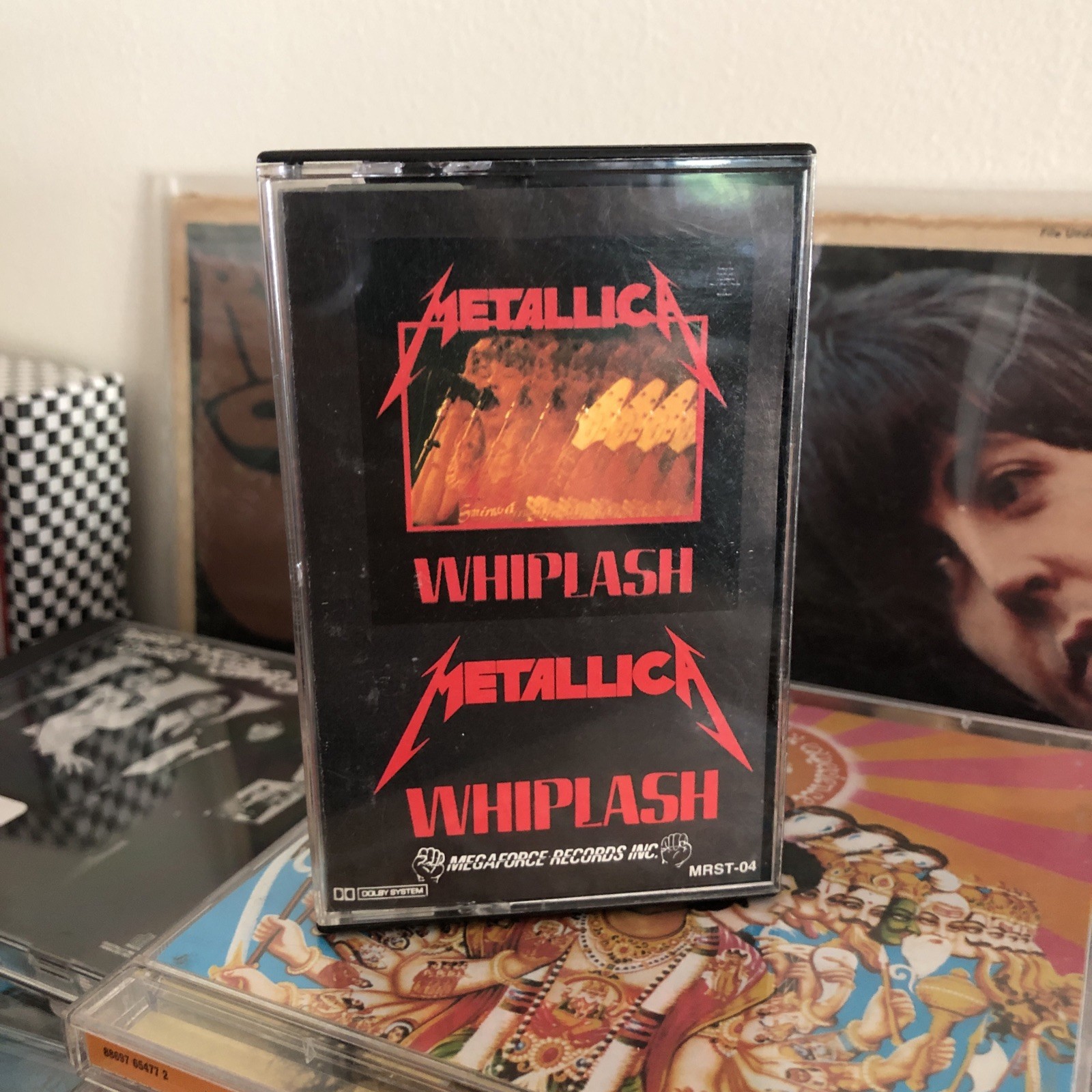 Metallica  Whiplash EP Cassette On MAGAFORCE A Rare Find 