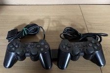 2x PlayStation 2 PS2 Controllers - Partially Working - For Repair