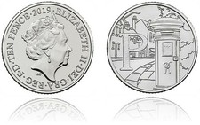 2019 P Post Box A-Z 10p Letter Ten Pence Uncirculated Coin UNC