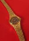 FABULOUS VINTAGE MCM DESIGNER SIGNED SEIKO LADIES GOLD TONE QUARTZ WATCH !!