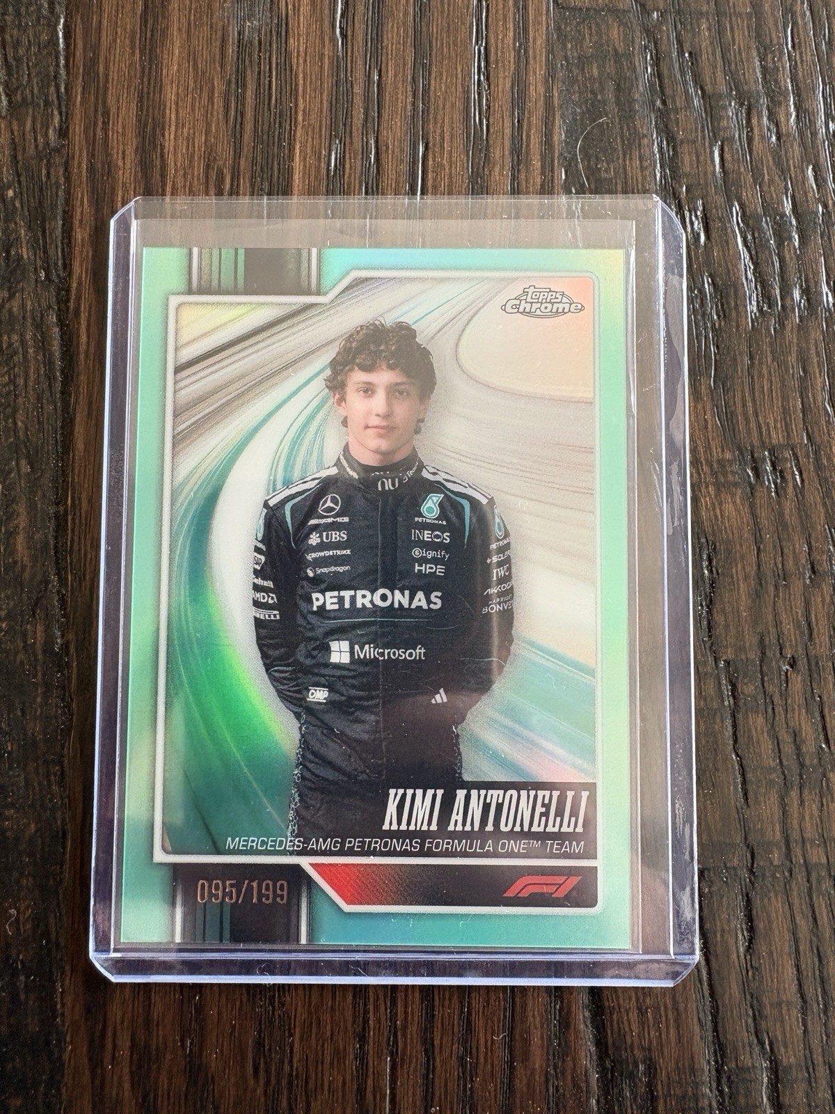 Kimi Antonelli 2026 Topps Chrome 095/199