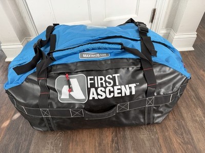 Eddie Bauer First Ascent Maximus 150 L Duffle Bag Blue Black Expedition Grade