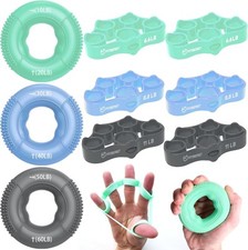 FitBeast Grip Strength Trainer, Finger Exerciser, Forearm Strengthener Green