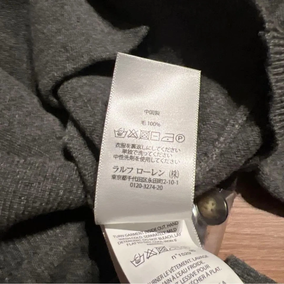 Cárdigan Polo Ralph Lauren Gris Lana-Acrílico XS Japón Foto 2 de 3