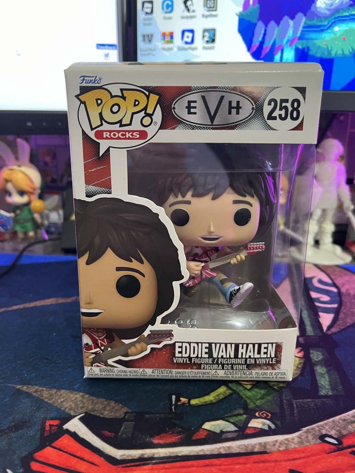 Funko Pop! Rocks Eddie Van Halen #258 Vinyl Figure Music Collectible