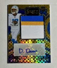2023 Panini Select Derius Davis #PS-DDA Prime Selections Gold Prizm RPA /10