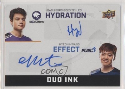 2017 Upper Deck Overwatch League Inaugural Set Duo Ink Hydration EFFECT Auto z6b