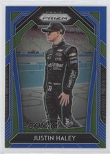 2020 Panini Prizm Blue Prizm Justin Haley #33 03j5