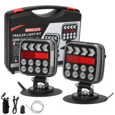 Wireless Magnetic Trailer Lights   Rechargeable LED TailLight Kit For Trailer