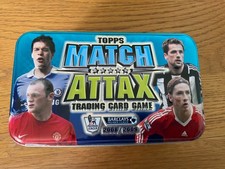 Topps Match Attax EMPTY  Tin  2008/09  Premier League  - Minor wear