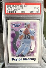 2000 Hasbro Starting Lineup - Peyton Manning White jersey