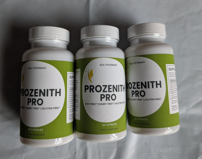 (3 Pack) Prozenith Pro Capsules, Dietary Supplement (180 Capsules) Exp 04/27 New