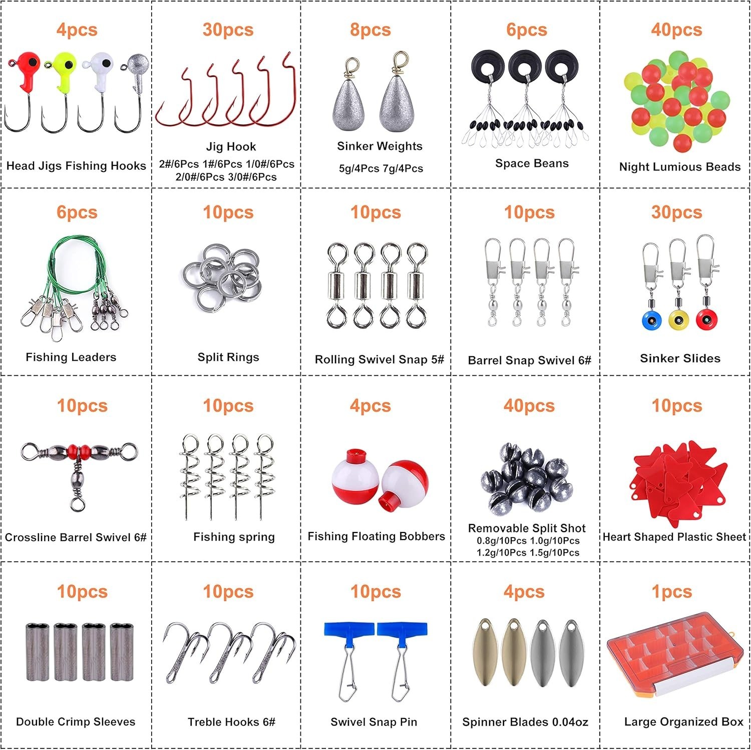 All-in-One 263pc Fishing Accessories - Image 6
