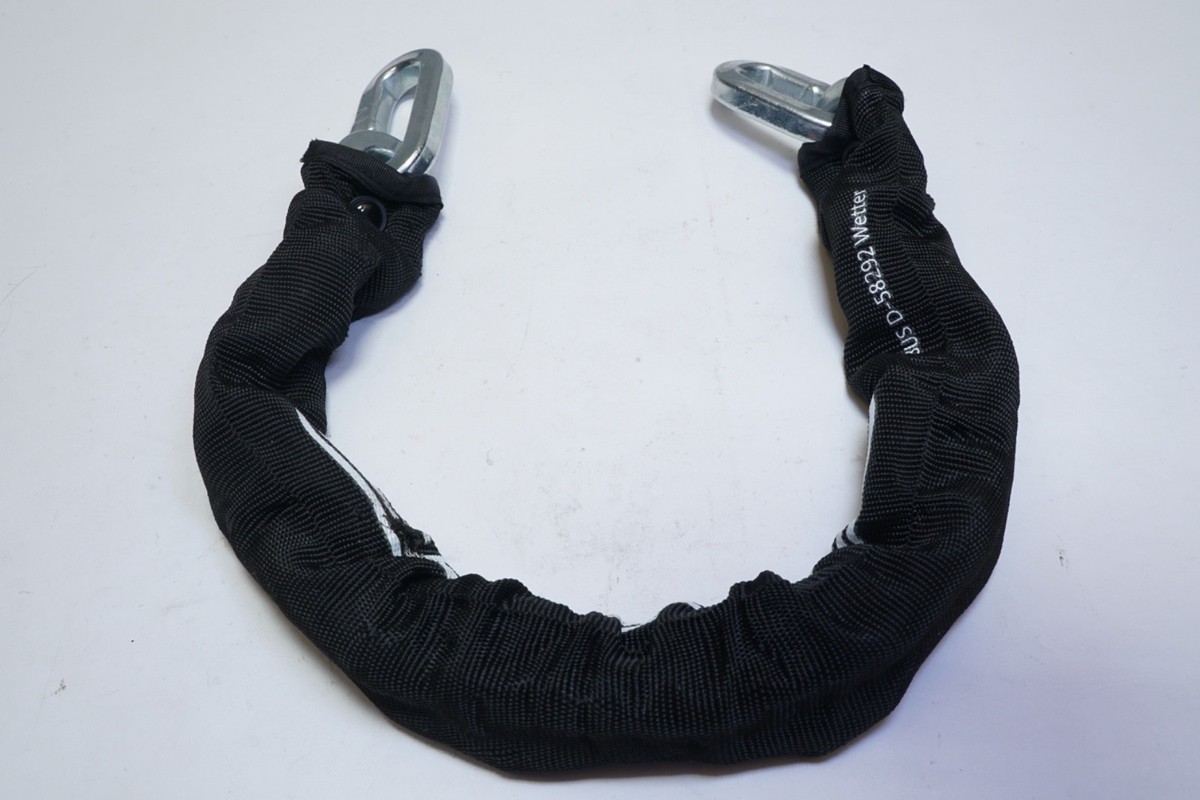 ABUS Hardened Steel Chain D-58292 Wetter Lock 2 Feet Black Sleeve