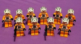 Lego Star Wars Lot Minifigures Zev Senesca Rebel Pilot 8089 Snowspeeder Pilot