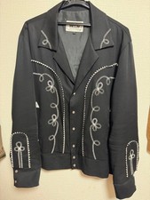 H BAR C Western Jacket Size L - Vintage Style Length: 66cm Width 60cm, USED item