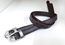 Kieffer SECU Sporenriemen braun Edelstahlschnallen