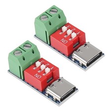 UMLIFE 2PCS USB-C PD Trigger Board Module PD/QC Decoy Fast Charge 