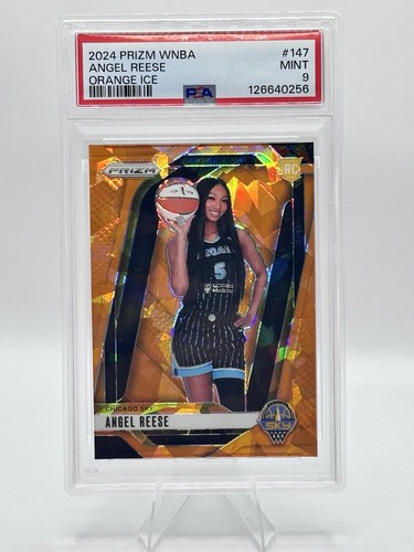 2024 Panini Prizm WNBA - Angel Reese #147 Orange Ice Prizm (RC) PSA 9 MINT