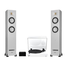 Fluance RT82 Vinyl Turntable, Ri91 Powered Floorstanding Speakers, PA10 Preamp