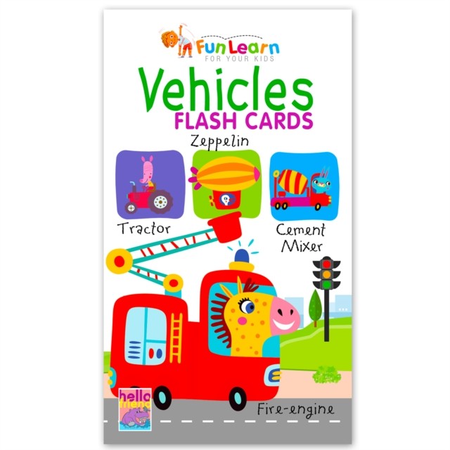 Vehicles 30 Flash Cards Box by Mamta Garg (Paperback Book) - Image 3