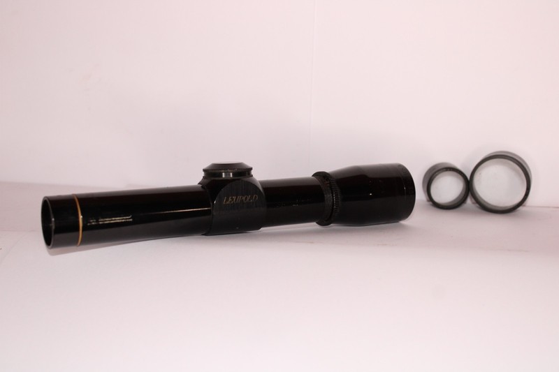 Leupold M8-2x extended E.R, gold ring, duplex reticle hand gun scope
