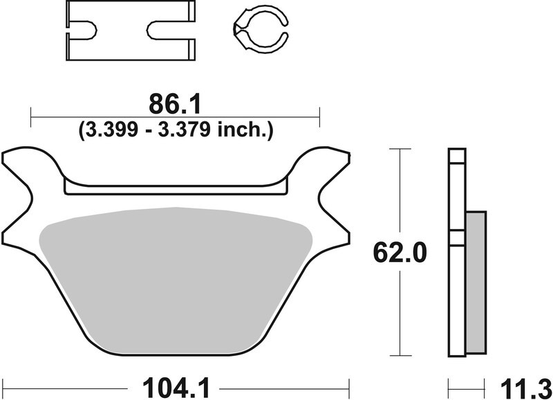 Plaquettes de frein Brembo route avec garniture charbon céramique haute endurance