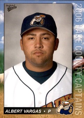 2006 Lake County Captains Multi-Ad #27 Albert Vargas Venezuela VZ Baseball Card