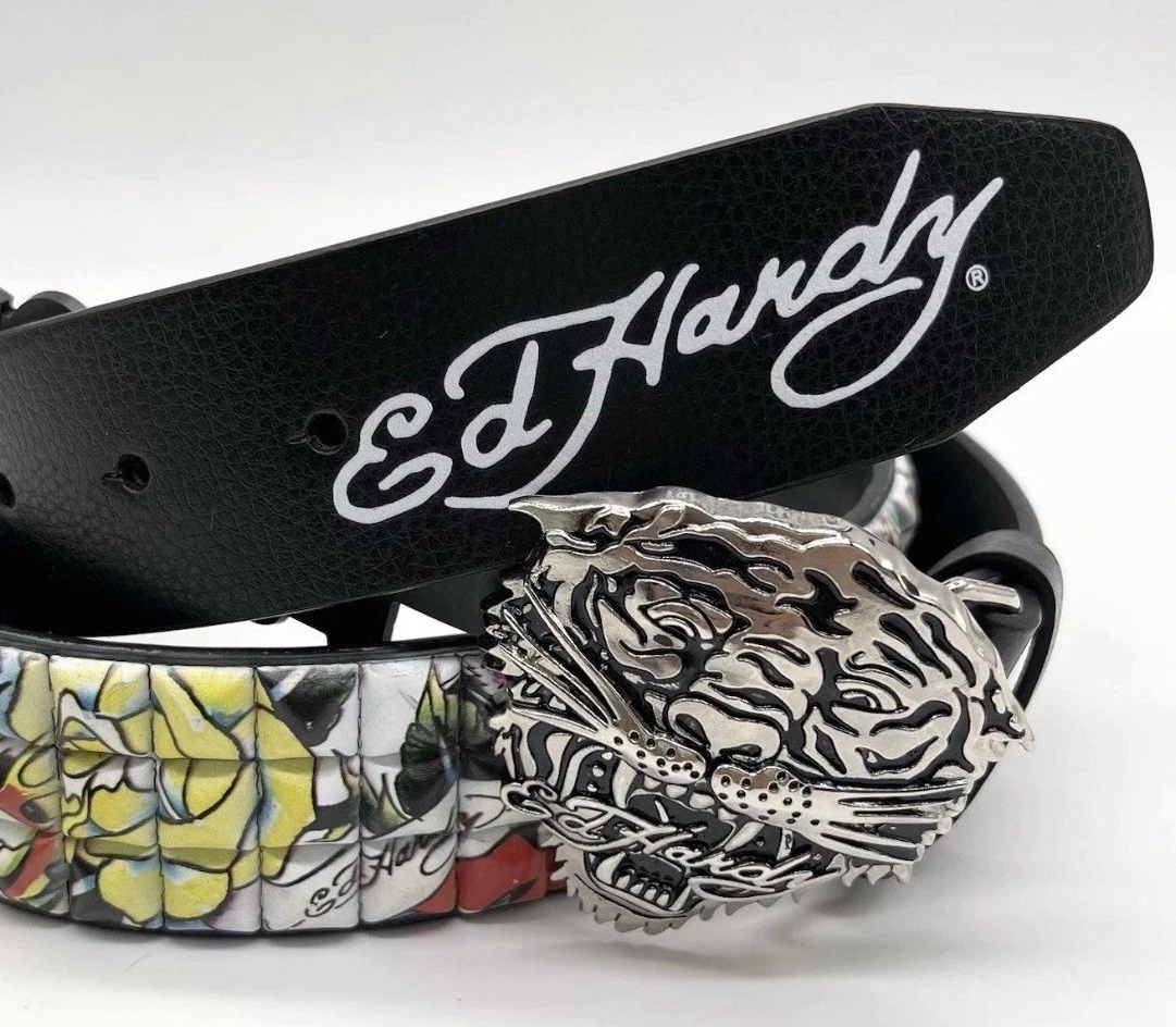 Ed Hardy Leather Multicolor Belts for Men for sale | eBay
