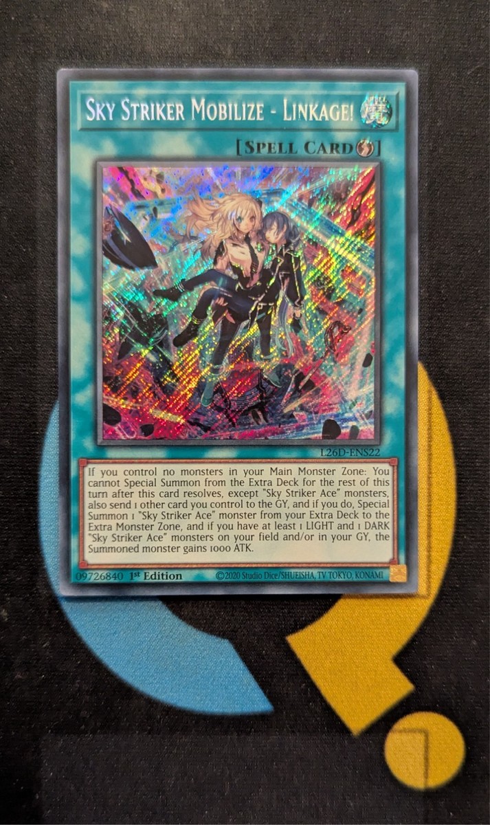 L26D-ENS22 Sky Striker Mobilize - Linkage! Secret Rare 1st Ed