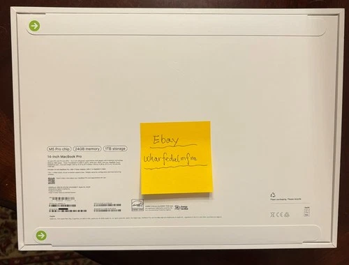 New factory-sealed 14 MacBook Pro M5 Pro 15-Core CPU 16-Core GPU 24GB 1TB