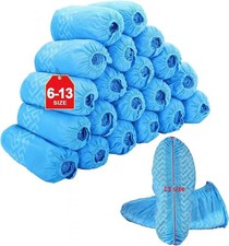 Disposable Shoe Covers X-Large 200 Pack Men's Size 13 Fit Large Foot Men's