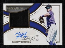 2022 Immaculate Jumbo Fielding Glove Signatures 2/25 Garrett Hampson Auto 10cj