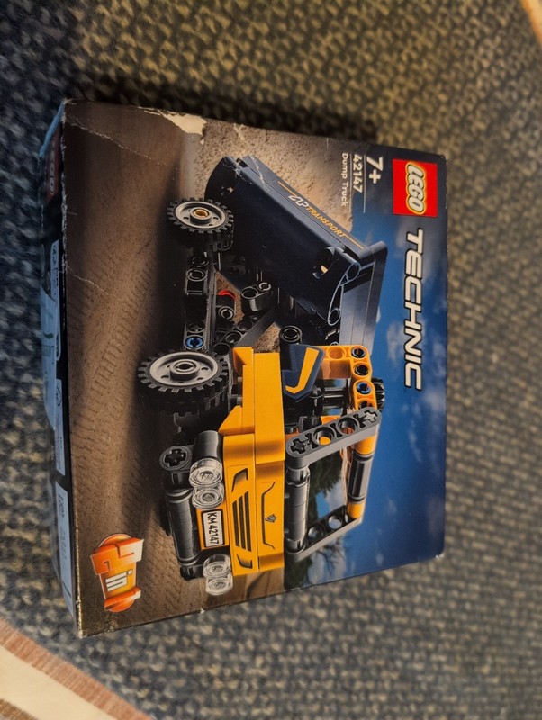 LEGO Technic 42147 Dump Truck 2-in-1 Crane Building Set