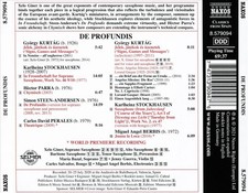 XELO GINER DE PROFUNDIS NEW CD