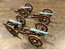 BMC Toys 1/32nd scale plastic Battle of Yorktown Cannons lot