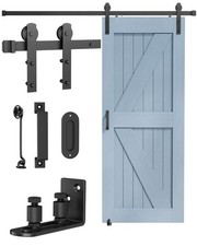 Unbranded 6.6Ft Sliding Barn Door Hardware Kit