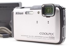  Exc 5 Nikon COOLPIX AW110 16.0MP Waterproof Digital Camera Silver From JAPAN
