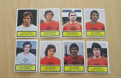 1975 / 76 ZAMBELLI REMY SANCHEZ HUCK CHAZZARRETA ZWEI VIGNETTEN NEU 
