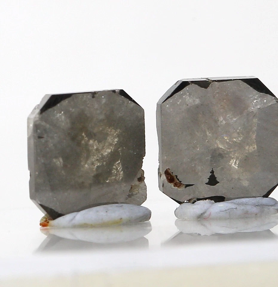 EMERALD CUT DIAMOND 3+CT BRILLIANT GRAY NATURAL DIAMOND FOR GIFT - Image 4 of 4