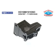 New Front Bumper Impact Bar Bracket fits 1994-1997 Accord Coupe 71150SV4A00 CAPA