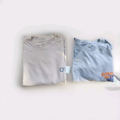 Rip Curl & O'NEILL Nwd Graphic T-Shirts Gray Logo Surfing  OG Tres Lavender READ