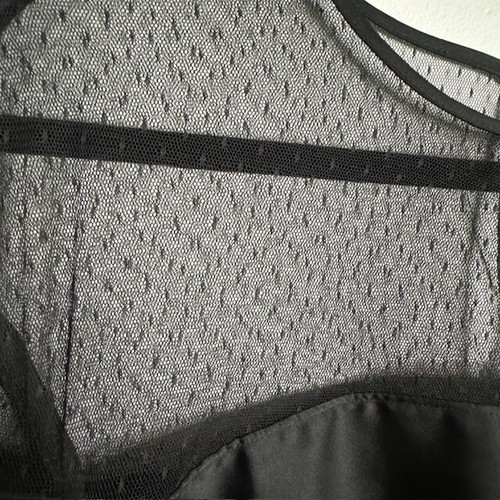 True Religion Black Varsity Tulle Top Blouse Size XS NEW!!! - Picture 6 of 8