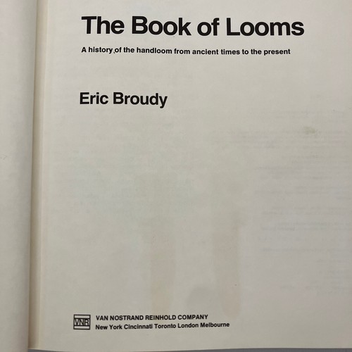 The Book of Looms Eric Broudy 1979 Van Nostrand Reinhold Ex-Library Hardcover - 第 9/12 張圖片