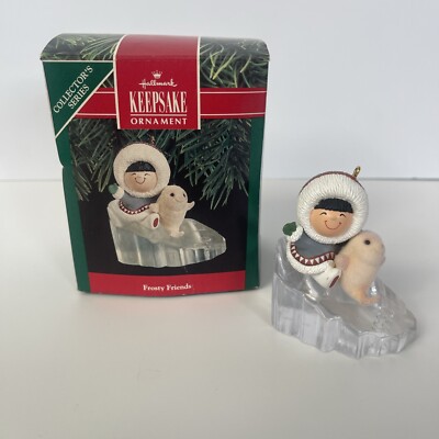 Frosty Friends Seal Keepsake Ornament #11 In Series With Box 1990 Hallmark
