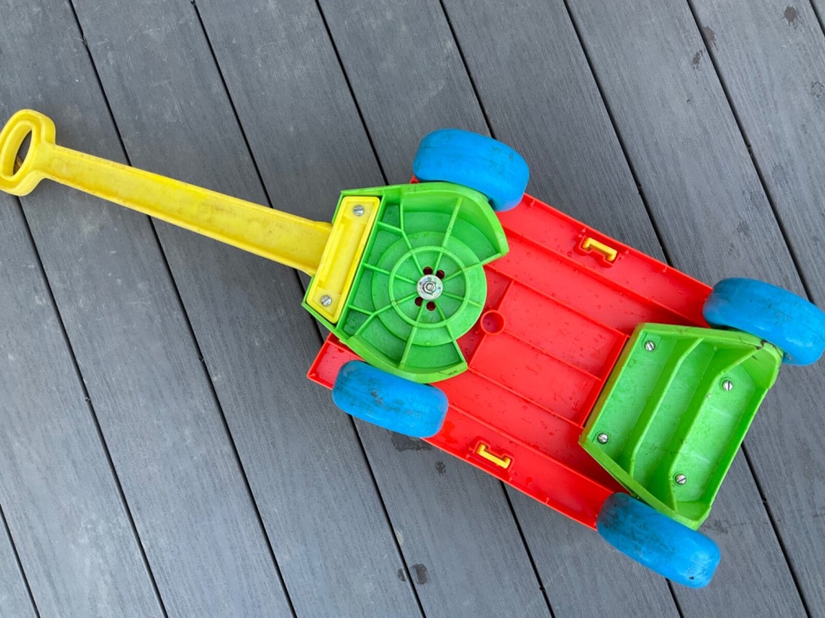 Vintage 1980's Mattel Preschool Tuff Stuff Wagon Clean Little