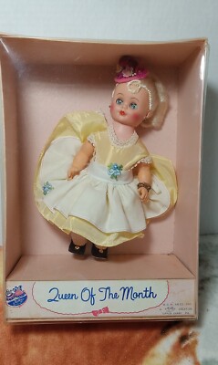 Vintage Molly E Creations Queen Of The Month Doll In Box