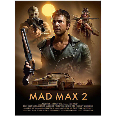 Mad Max 2 Australia Movie 1981s Art Silk Poster 13x20 24x36 inch